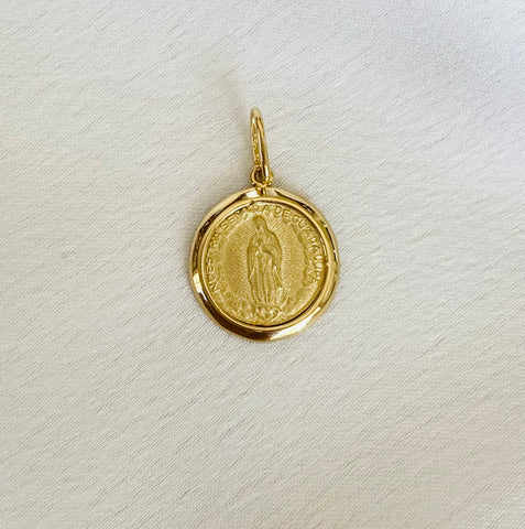 Medalla Virgen Mini 14K