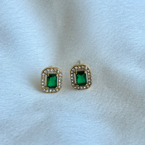 Adelina Emerald Studs