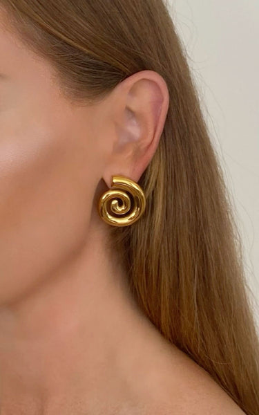 Aretes "Caracol" Vintage