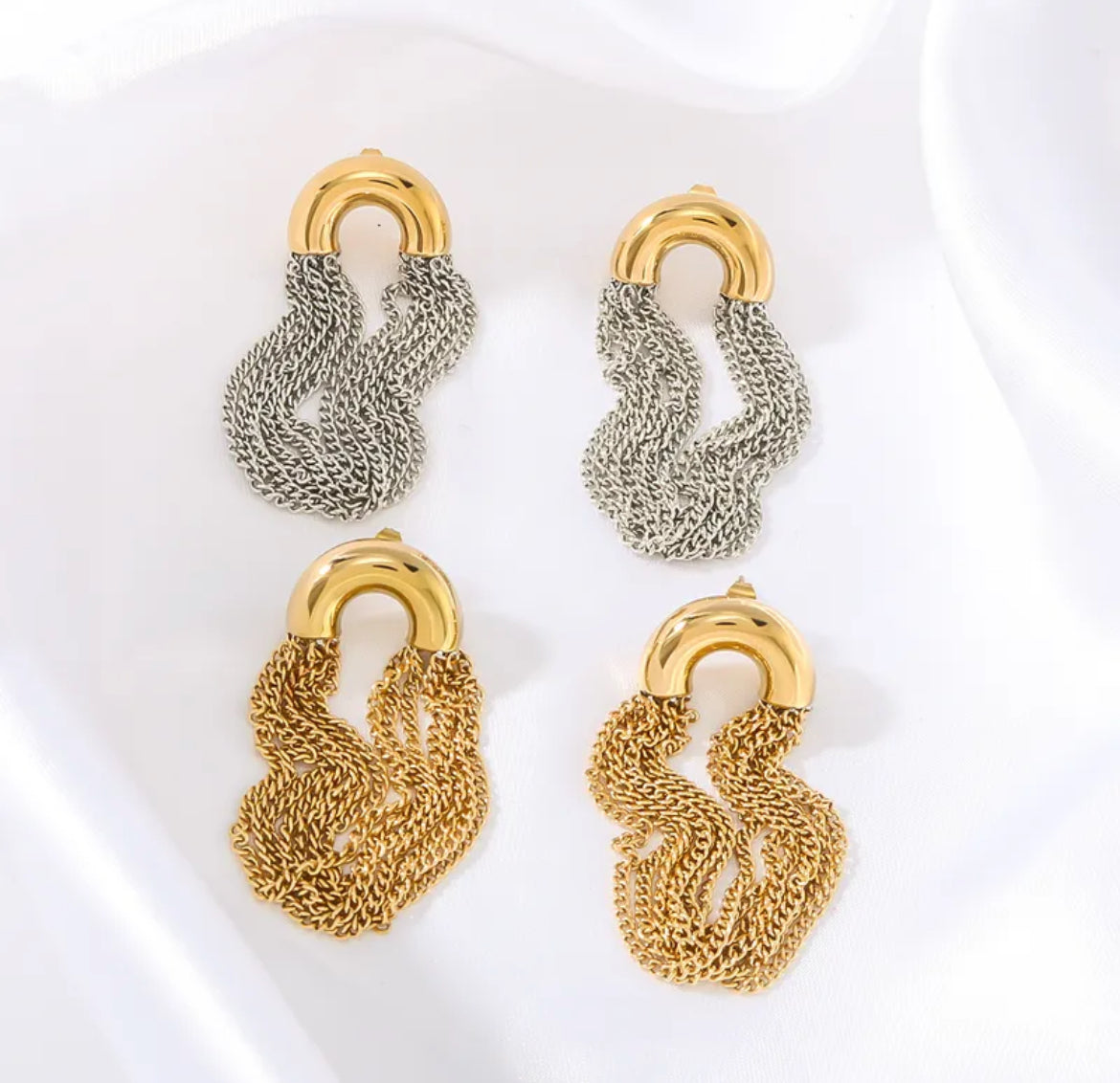 Aretes Cadena “Madison”